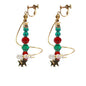 Star Earrings Stud Earrings Christmas Tree Women