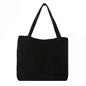 Corduroy Cloth Versatile Large Capacity Shoulder Bag Literary Handbag