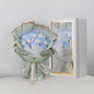 Valentine's Day Ice Crushing Blue Rose Flower Soap Bouquet Gift Box