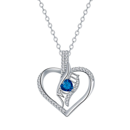 MOM Love Inlaid Women's Necklace Mother's Day Gift