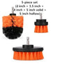 Clean Kitchen Floor, Multifunctional Electric Drill Brush For Automobile Tires