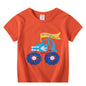 Children's Short Sleeve Boys And Girls T-shirt Cartoon Half Sleeve Top