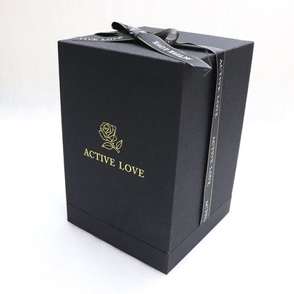 Glass Cover Tanabata Valentine's Day Immortal Rose Gift
