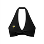 Women's Pleated Halter Sports Bra