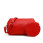 Fashionable Simple Cylindrical Crossbody Female Bag