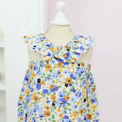 Cross Flower Skirt Pet Small And Medium-sized Dog Casual Clothing
