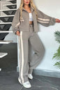 Casual Trousers Simple Zipper Coat For Women
