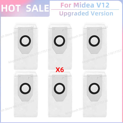 Fit for 미디어 Midea V12 / Eureka J12 Ultra Replacement Parts Accessories Main Roller Side Brush Hepa Filter Mop Cloth Dust Bag