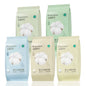 Purcotton Disposable Underwear for Men, 5 pieces, 100% Cotton Men's Briefs Pants, Individually Wrapped Panties