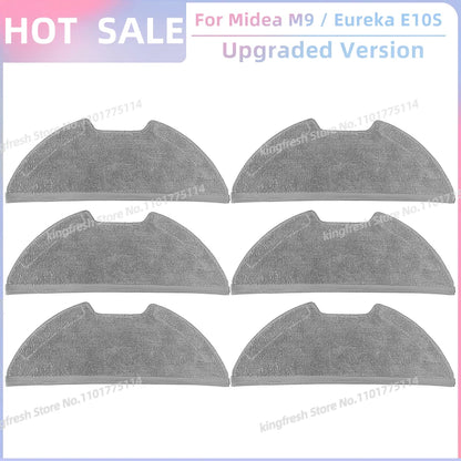 Fit For ( Midea M9, Eureka E10S, Eureka E20 Plus, Midea VCR S10 Plus, PObode A8 ) Parts Main Roller Side Brush Filter Mop Cloth