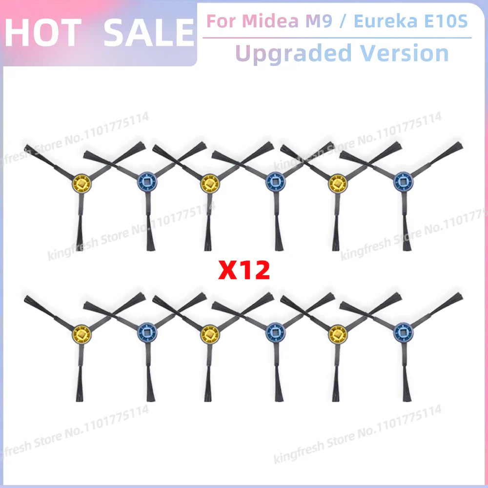 Fit For ( Midea M9, Eureka E10S, Eureka E20 Plus, Midea VCR S10 Plus, PObode A8 ) Parts Main Roller Side Brush Filter Mop Cloth