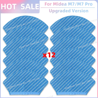 Fit For ( Midea M7 / M7 Pro / M7 EVO, Eureka NER700 ) Vacuum Parts Main Roller Side Brush Hepa Filter Mop Cloth Accessories