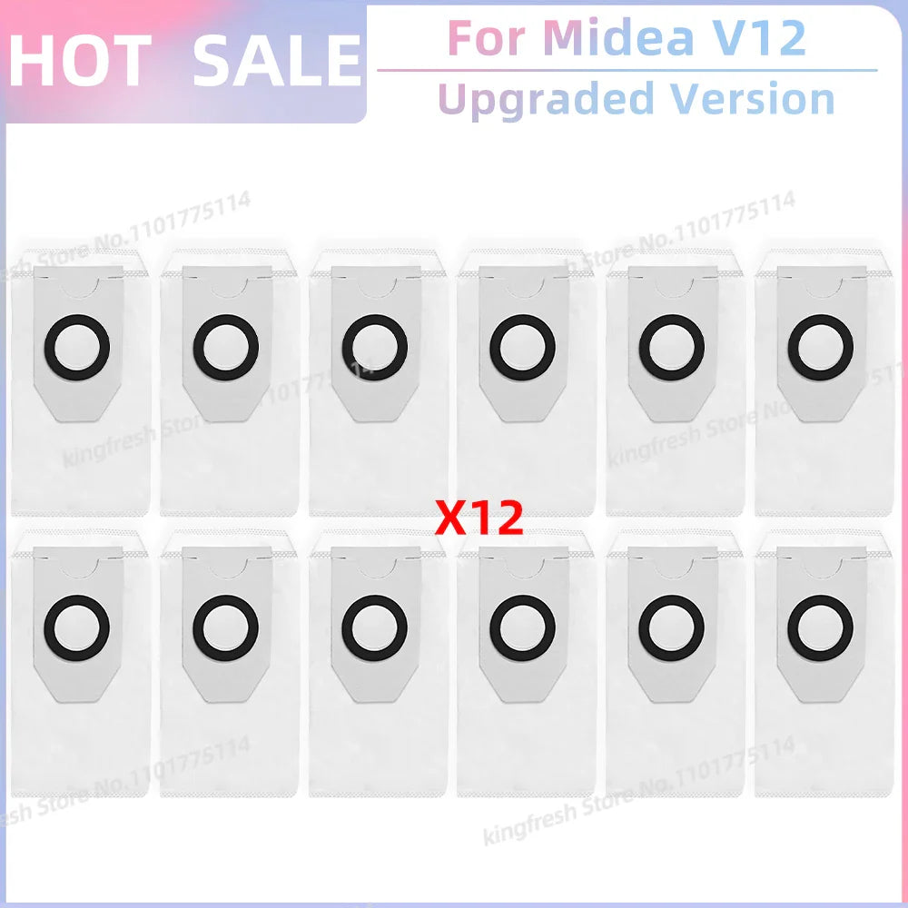 Fit for 미디어 Midea V12 / Eureka J12 Ultra Replacement Parts Accessories Main Roller Side Brush Hepa Filter Mop Cloth Dust Bag