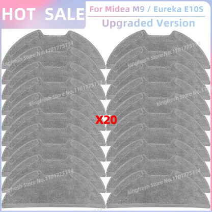 Fit For ( Midea M9, Eureka E10S, Eureka E20 Plus, Midea VCR S10 Plus, PObode A8 ) Parts Main Roller Side Brush Filter Mop Cloth