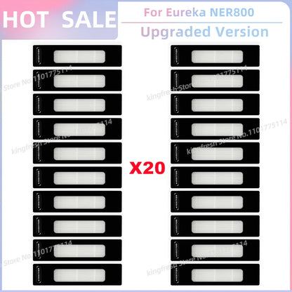 Compatible For Eureka NER800 Robot Vacuum Replacement Parts Main Roller Side Brush Hepa Filter Mop Cloth Accessories