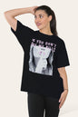 Ladies Printed Short Sleeve T-Shirt Top