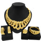 Fashion Woman Necklace Jewelry Set Electric Italy Gold Plated Pendant Wedding