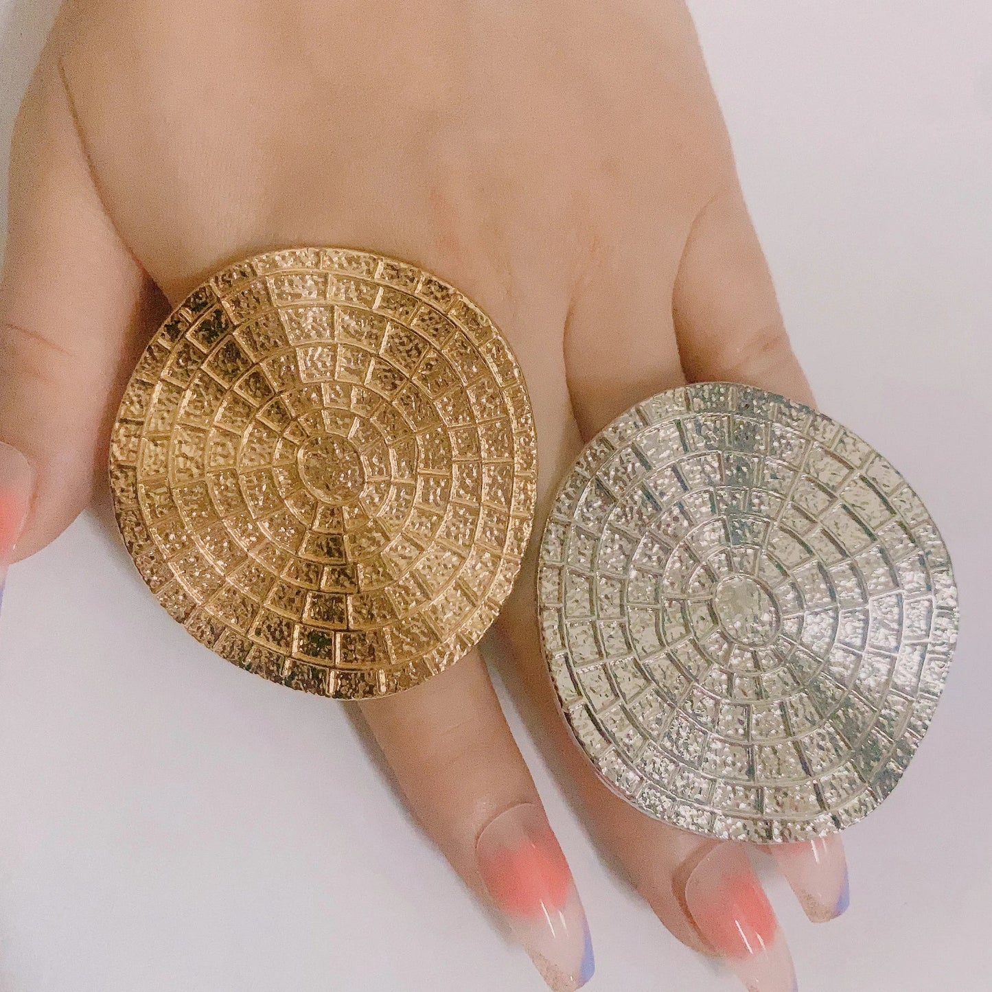 Rings For Women Big Gold Plated Ring Assorted Elements and Shapes Jewelry Sets