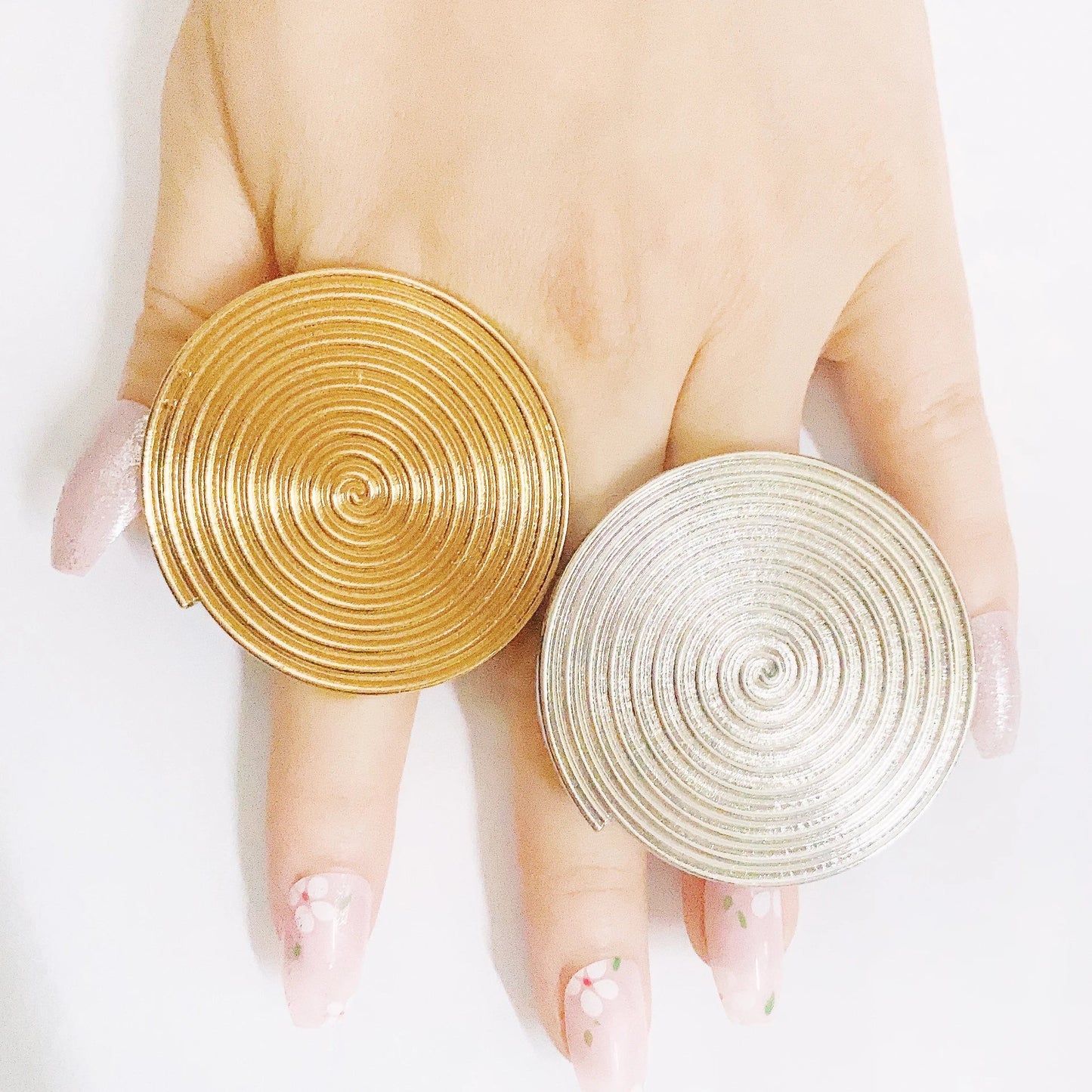Rings For Women Big Gold Plated Ring Assorted Elements and Shapes Jewelry Sets