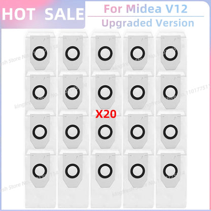 Fit for 미디어 Midea V12 / Eureka J12 Ultra Replacement Parts Accessories Main Roller Side Brush Hepa Filter Mop Cloth Dust Bag