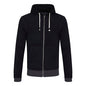 Contrast Zipped Recycled Hoodie