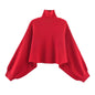 Chic Wide Sleeve Knit Top for Women