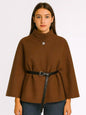 Ladies Italian Belted Cape