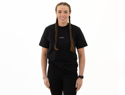 simple. t-shirt. black.