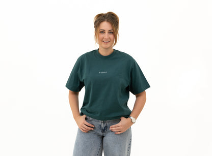 simple. t-shirt. glazed-green.