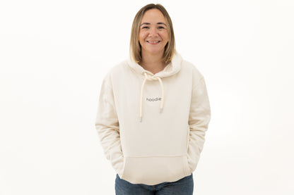 simple. hoodie. waffle. eco-raw