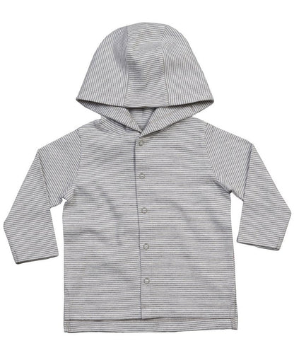 Organic Baby Stripy Hooded Tshirt