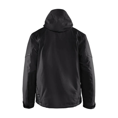 Blaklader 4881 Waterproof and Windproof Winter Jacket Hooded Black Large