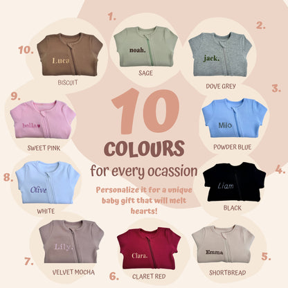 Powder Blue Sleepsuit