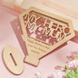 Custom Engraverd Ornament Creative Diamond Wooden Gifts for Mom