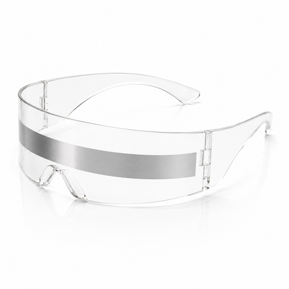 Sunglasses - Futuristic shield, Clear