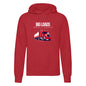 Adults "Big Loads on Small Roads" Truck Printed Pullover Hoodie