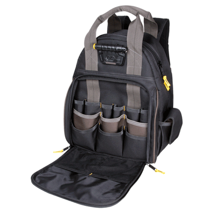 CLC Tool Backpack, LED Lighted