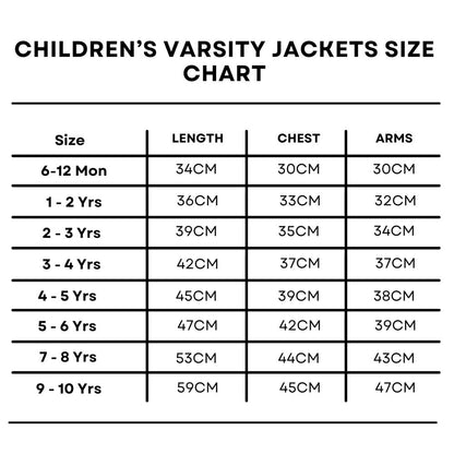 KIDS Varsity Jacket - INITIAL