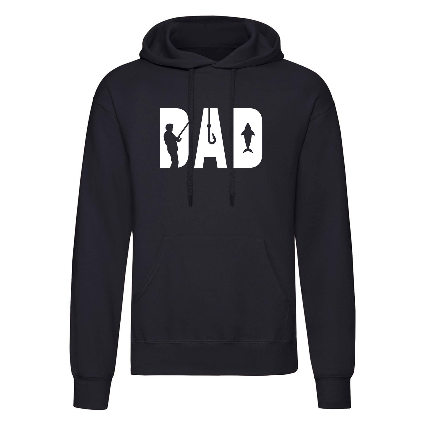 Dad Angling Printed Hoodie