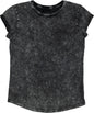 Organic Cotton Rolled Sleeve T-shirt: Womens