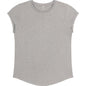 Organic Cotton Rolled Sleeve T-shirt: Womens