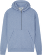 Organic Half Zip Hoodie: Unisex