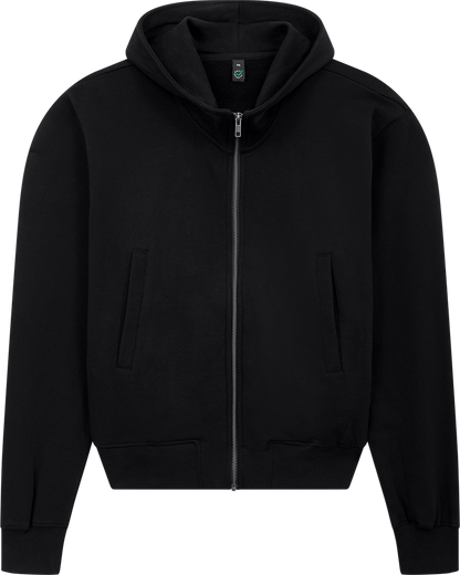 Organic Bomber Jacket Hoodie: Unisex