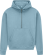 Organic Half Zip Hoodie: Womens