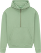 Organic Half Zip Hoodie: Womens