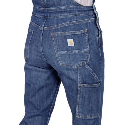 Carhartt 106002 Women's Rugged Flex Relaxed Fit Denim Bib Overall