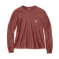 Carhartt 106121 Women's Relaxed Fit Lightweight Long-Sleeve Pocket T-Shirt