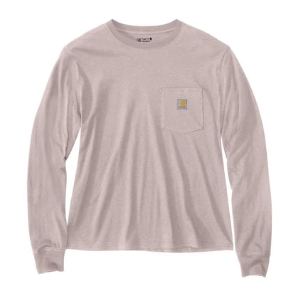 Carhartt 106121 Women's Relaxed Fit Lightweight Long-Sleeve Pocket T-Shirt
