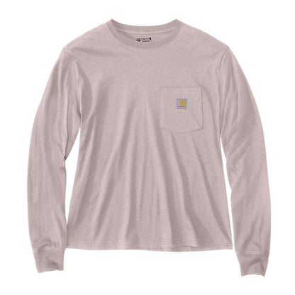 Carhartt 106121 Women's Relaxed Fit Lightweight Long-Sleeve Pocket T-Shirt
