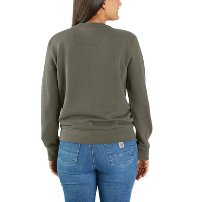 Carhartt 106179 Women's Relaxed Fit Midweight French Terry Crewneck Sweatshirt